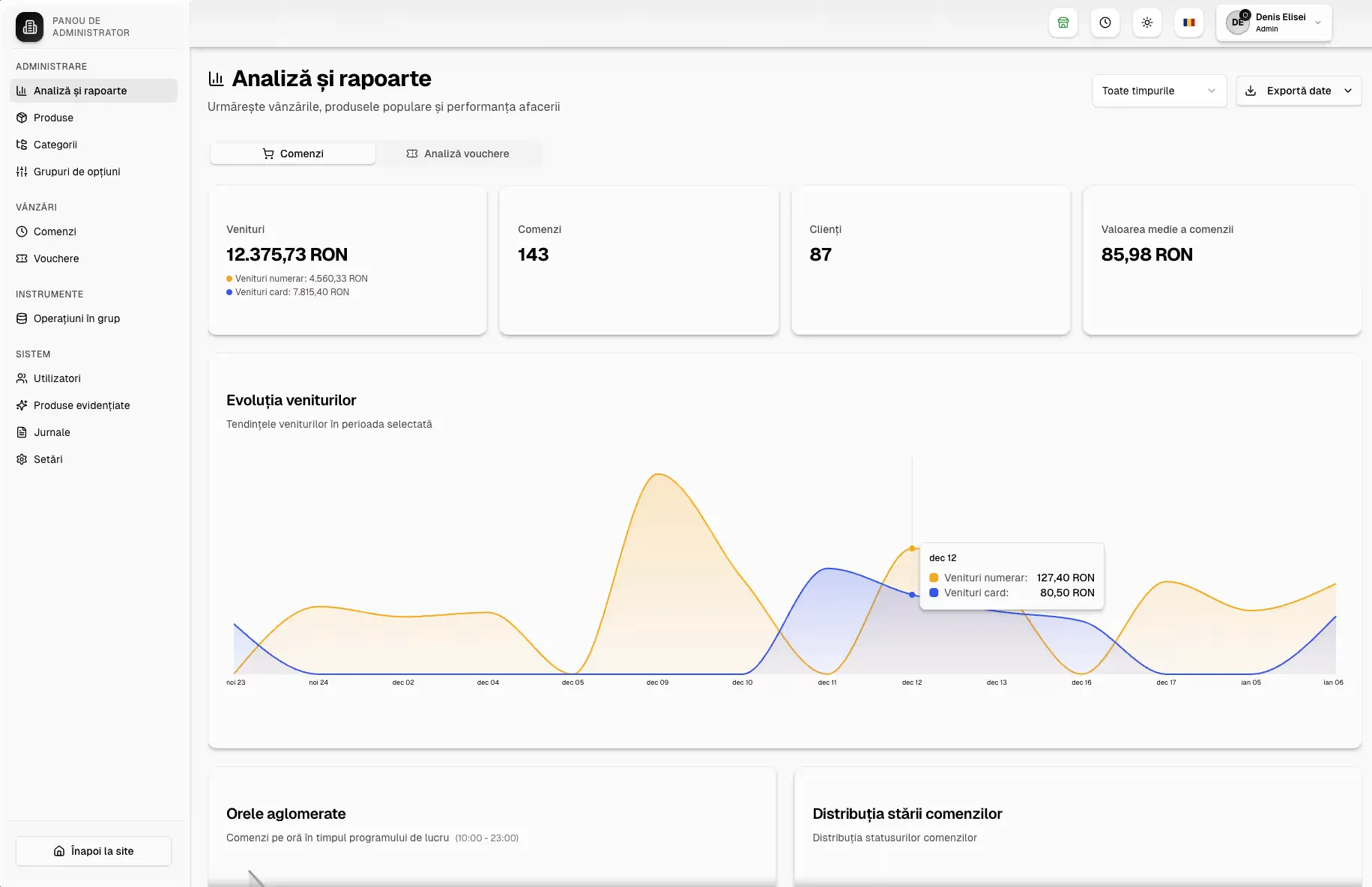 Restaurant Manager Demo